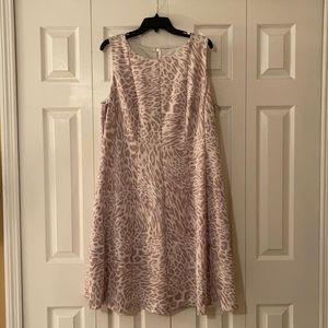 Calvin Klein animal print dress